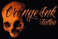 Orange Ink Tattoo